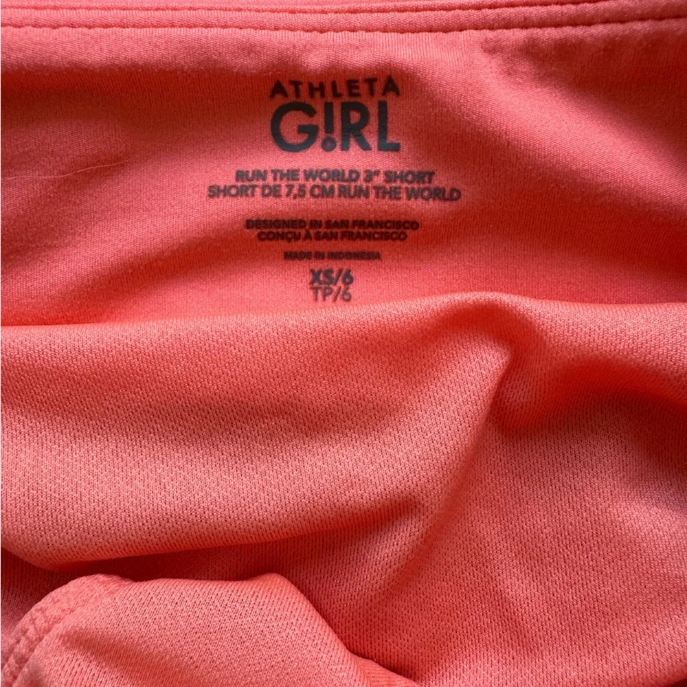 Athleta Girls Orange Twist Tank + Run The World 3” Floral Shorts Set 🌸✨